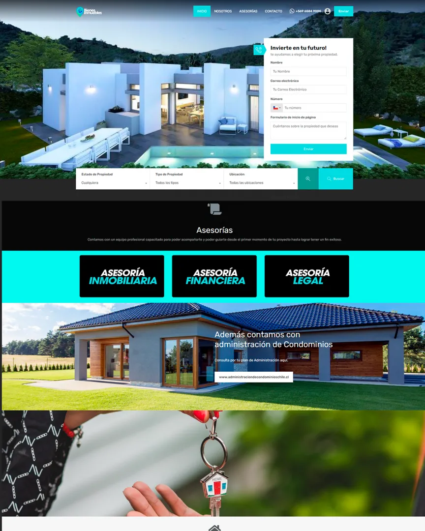 Proyecto Bienes Inmuebles — Inmobiliaria · Corretaje
