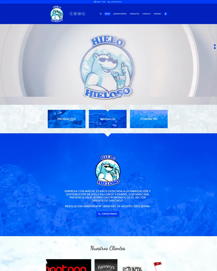 Proyecto Hieloso — Hielo · Delivery