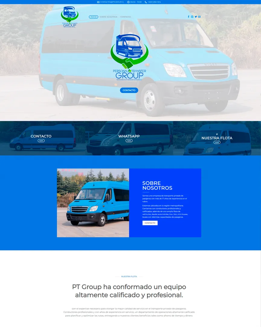 Proyecto PT Group — Transfer · Turismo